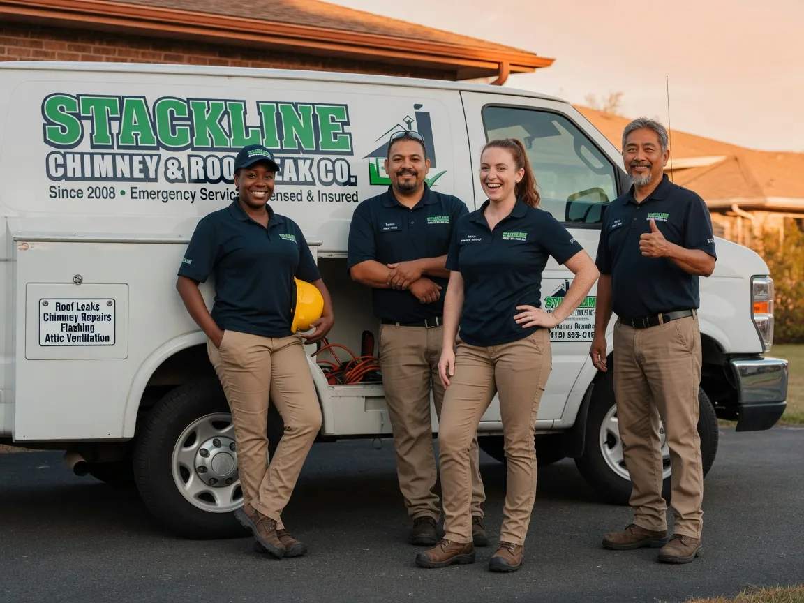 Chimney flashing repair company in Berry Creek, CA